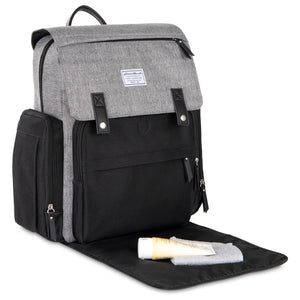 NoJo Eddie Bauer Cascades Backpack Diaper Bag Black