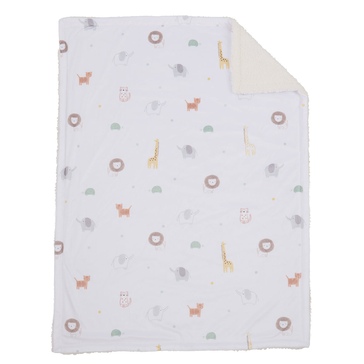 mini by Motherhood - Jungle Nest Sherpa Baby Blanket