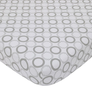 NoJo The Dreamer Pink and Grey Elephant 8 Piece Nursery Crib Bedding Set