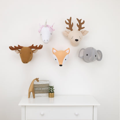 Little Love by NoJo Plush Head Nursery Wall Décor - Deer