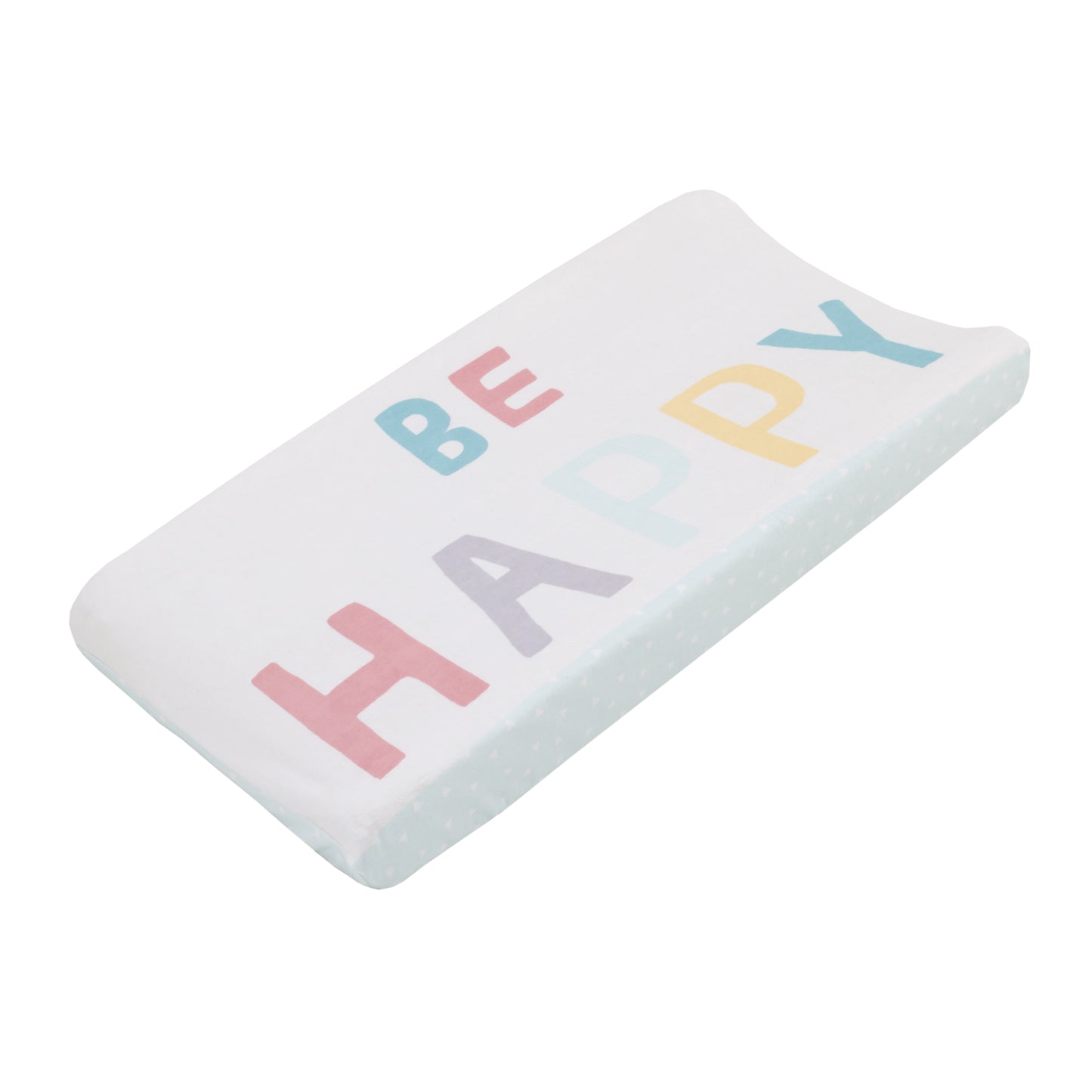 Little Love by NoJo "Be Happy" Multi Color Polka Dots 2 Piece Super Soft Changing Pad Covers