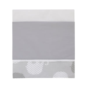 NoJo Dreamer Gray Elephant 8-Piece Nursery Crib Bedding Set