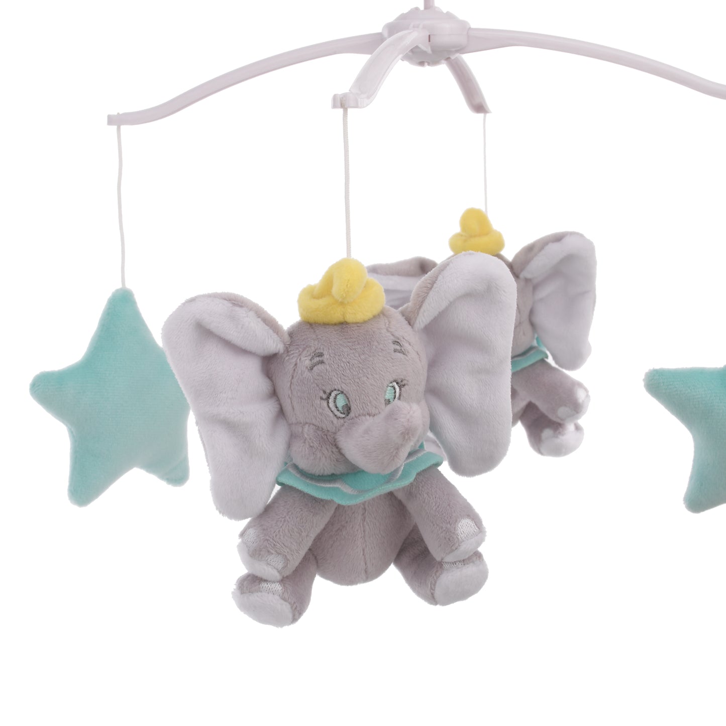 Disney Dumbo - Shine Bright Little Star Aqua, Grey and Yellow Musical Mobile