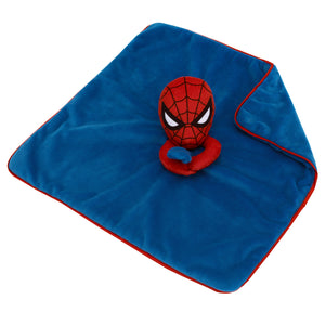 Marvel Spider-Man Blue and Red Super Soft Security Baby Blanket