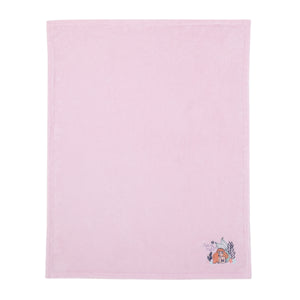 NoJo Disney The Little Mermaid Pink Ariel Cute by Nature Super Soft Baby Blanket