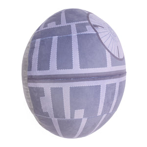 Star Wars Death Star Shaped Gray and White Plush Toddler Pillow