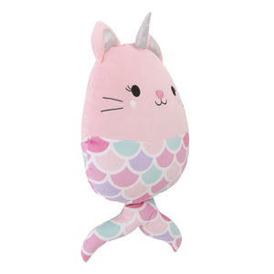 Everything Kids Mermaid Kitty Unicorn Pink, Aqua, and Lavender Squishy Toddler Pillow