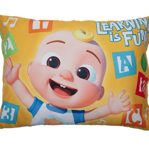 NoJo CoComelon Learning is Fun 2 Piece Toddler Sheet Set