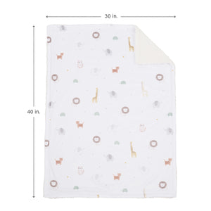 mini by Motherhood - Jungle Nest Sherpa Baby Blanket