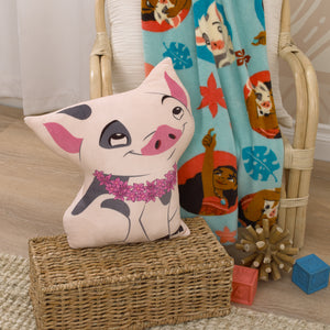Disney Moana Free as the Ocean Pua The Pig Shaped Squishy Toddler Pillow