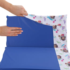 NoJo Dora Adventure Awaits Preschool Nap Mat Sheet, Lavender