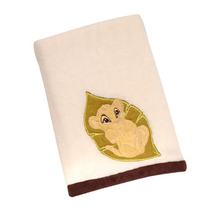 NoJo Disney Lion King Simba's Wild Adventure Super Soft Appliqued Baby Blanket