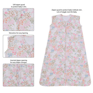 mini by Motherhood - Petal & Bloom Wearable Sleep Blanket (Medium 6-12 mo.)