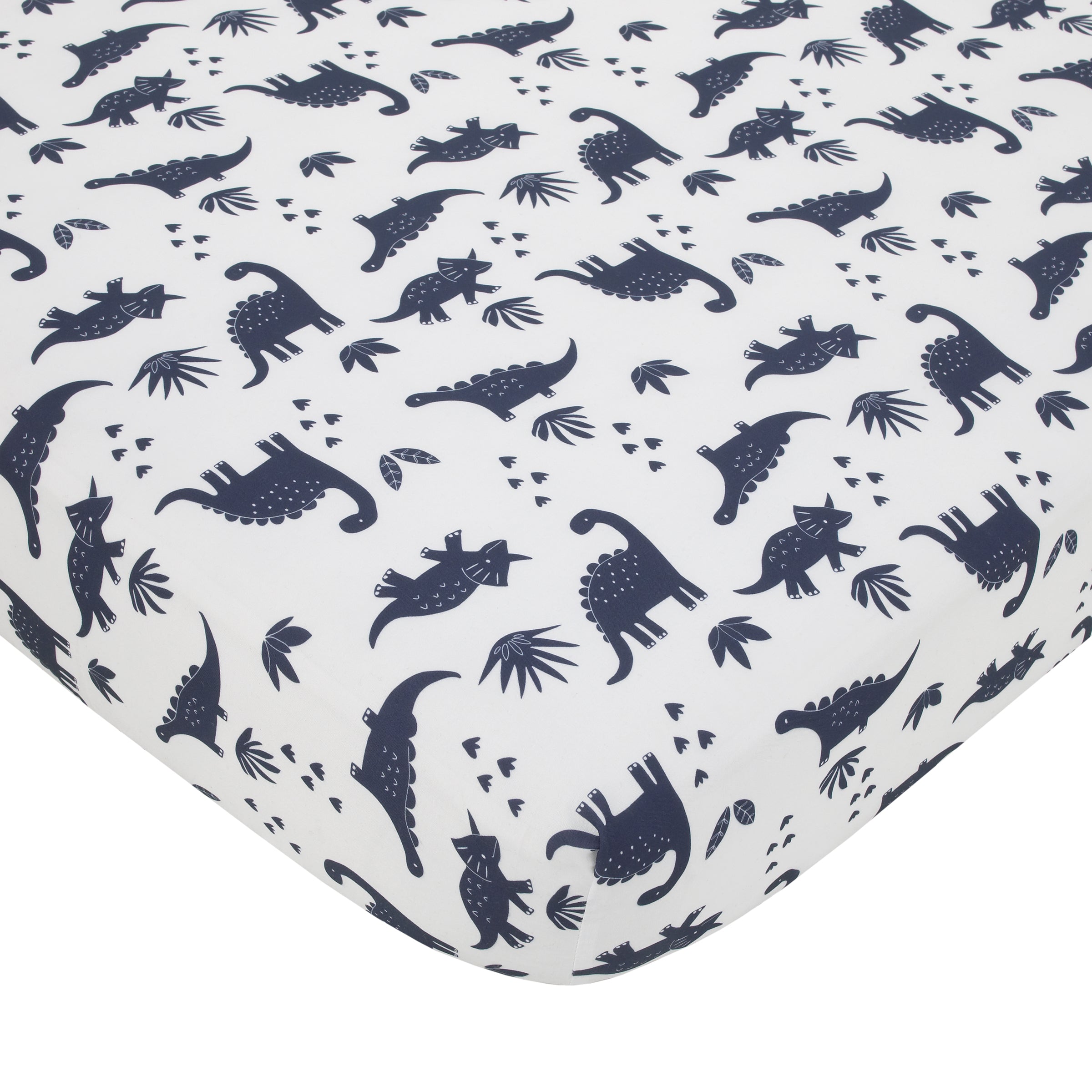 Carter s Dino Adventure Gray and Blue 3 Piece Crib Bedding Set Comforter Fitted Crib Sheet and Crib Skirt NoJo Baby