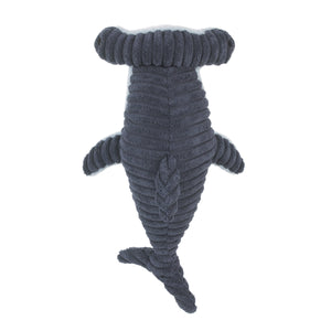 NoJo Explore Dream Discover Navy, and Light Blue Hammerhead Shark Shaped Plush Stuffed Animal