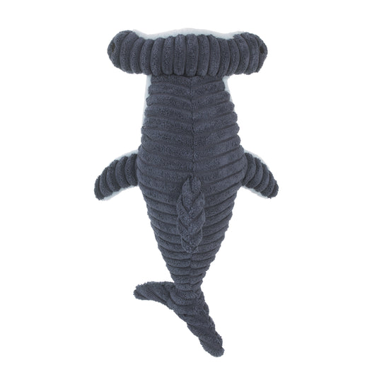 NoJo Explore Dream Discover Navy, and Light Blue Hammerhead Shark Shaped Plush Stuffed Animal
