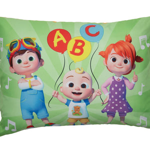 NoJo CoComelon Learning is Fun 2 Piece Toddler Sheet Set