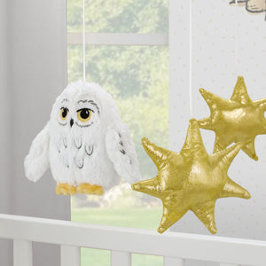 Warner Bros  Harry Potter Magical Moments White and Gold Hedwig Musical Mobile