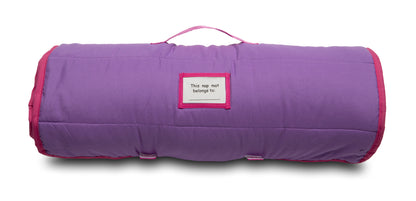 NoJo Little Princess Toddler Nap Mat - Includes Attached Pillow and Fleece Blanket