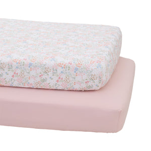mini by Motherhood - Petal & Bloom 3 Piece Crib Bedding Set, Comforter and Two Fitted Crib Sheets