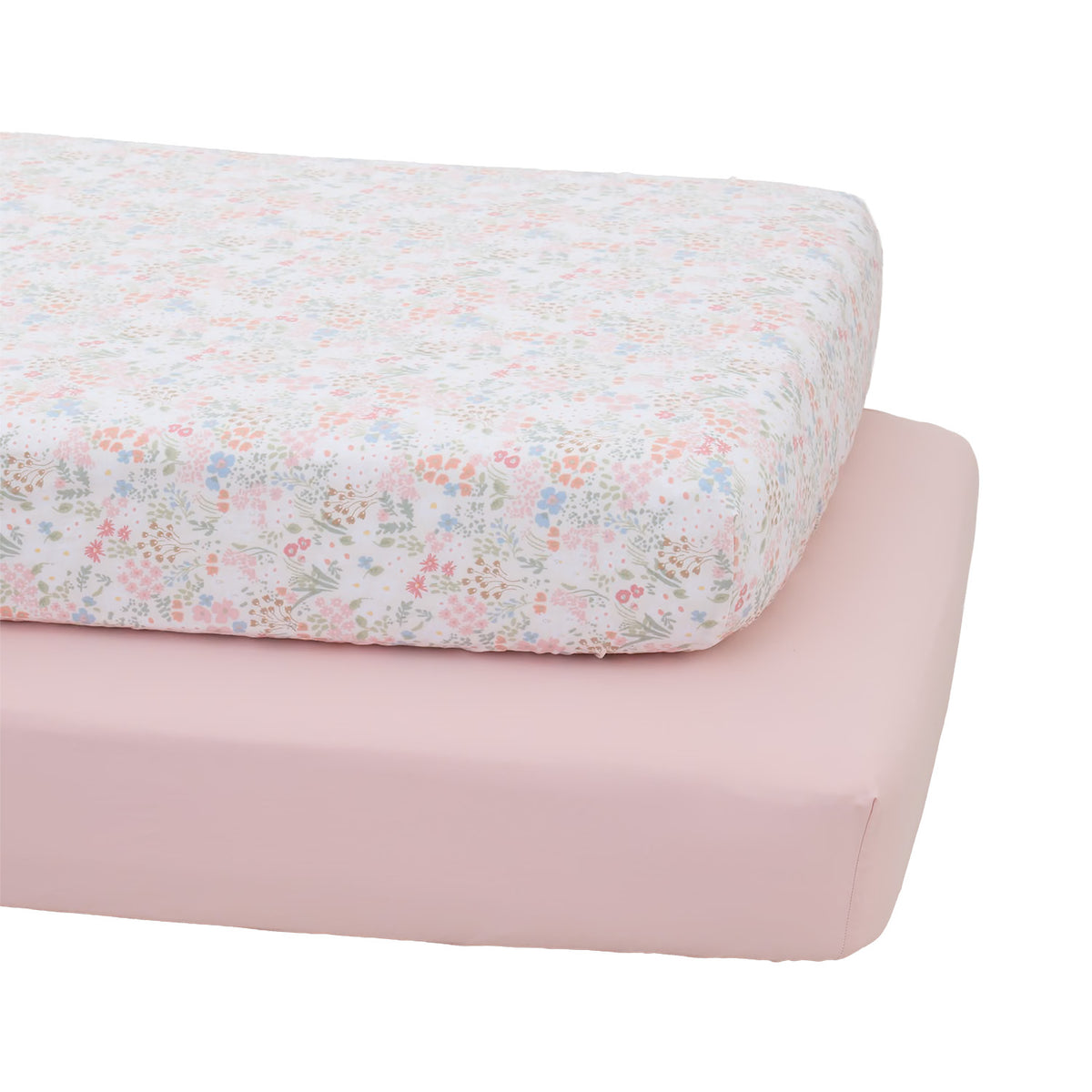 mini by Motherhood - Petal & Bloom 3 Piece Crib Bedding Set, Comforter and Two Fitted Crib Sheets