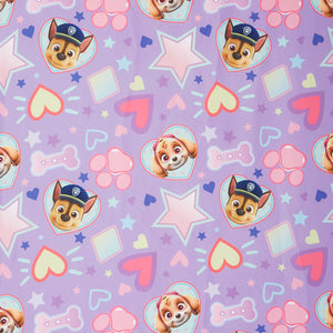 NoJo Paw Patrol Skye We're A Team 4 Piece Toddler Bed Set - Includes Comforter, Fitted Bottom Sheet, Flat Top Sheet, Reversible Pillowcase