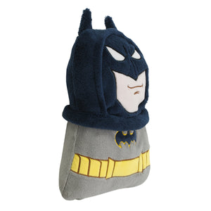 Warner Bros  Batman The Caped Crusader Navy, Gray and Yellow Batman Character Shaped Blanket