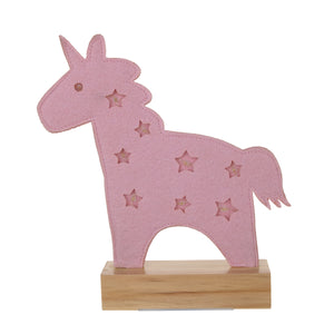 Little Love by NoJo Pink Unicorn Lighted Nursery Decor