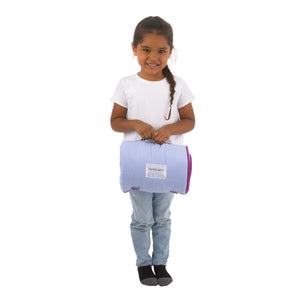 Disney Frozen II Traveling North Lavender, Light Blue and Plum Toddler Nap Mat