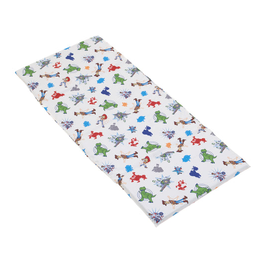 Disney Toy Story 4 - Blue, Green, Red and White Preschool Nap Pad Sheet