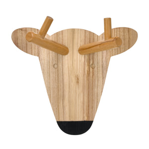 Little Love by NoJo Deer Head with Antlers Natural Wood Nursery Wall DÃƒÂ©cor