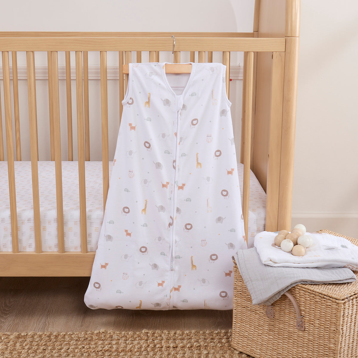 mini by Motherhood - Jungle Nest Wearable Sleep Blanket (Medium 6-12 mo.)