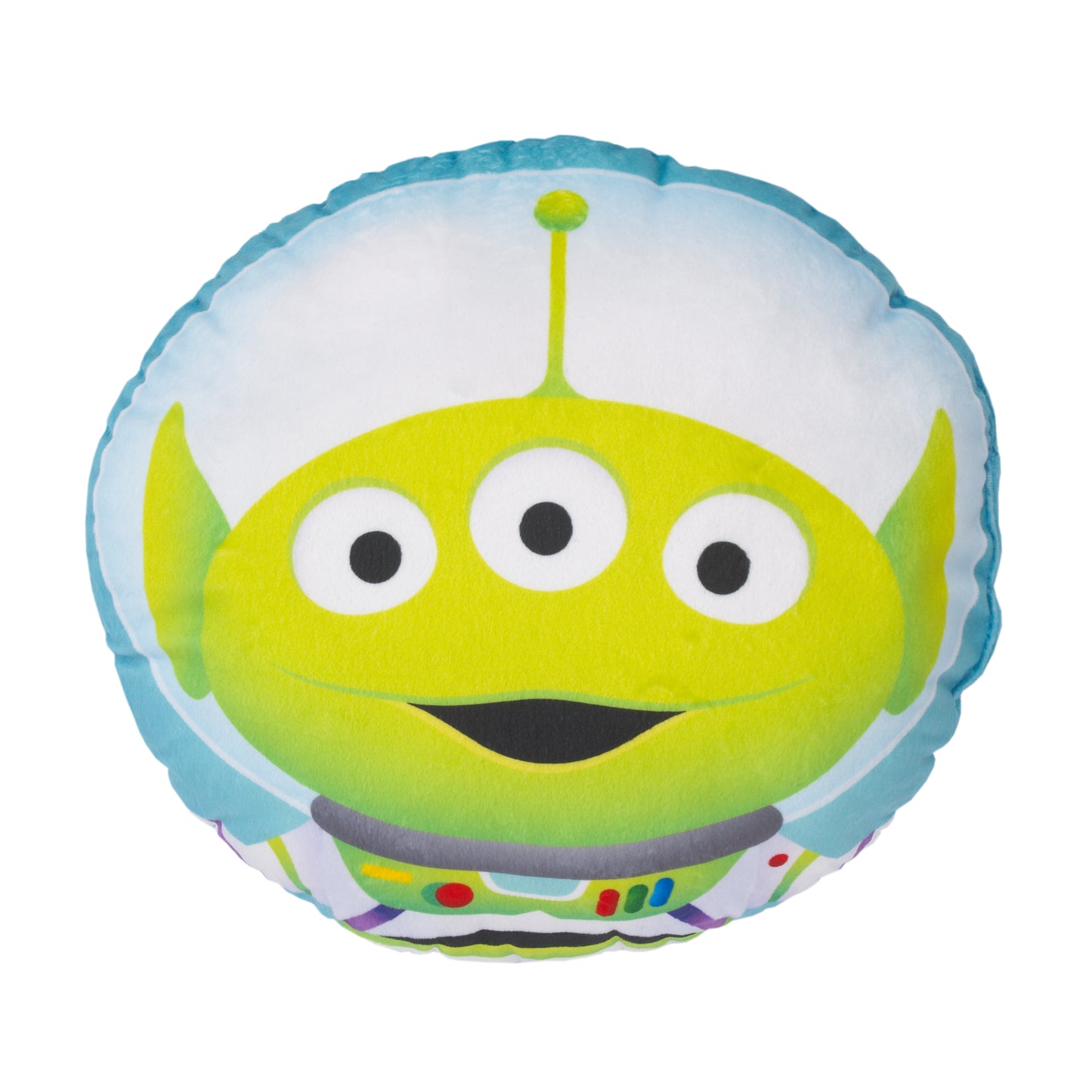 Disney Toy Story 4 Alien Aqua, Green and White Decorative Shaped Pillow
