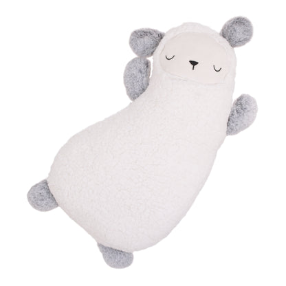 Little Love by NoJo White and Black Oversized Sleepy Lamb Plush Stuffed Animal