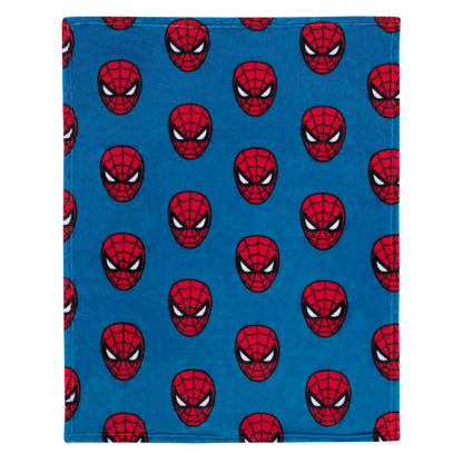 Marvel Spiderman Royal Blue and Red Super Soft Baby Blanket