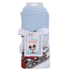 Disney Mickey and Minnie Mouse Blue, White and Red Winter Holiday 