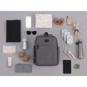 NoJo Baby Boom Gear Backpack Diaper Bag Gray