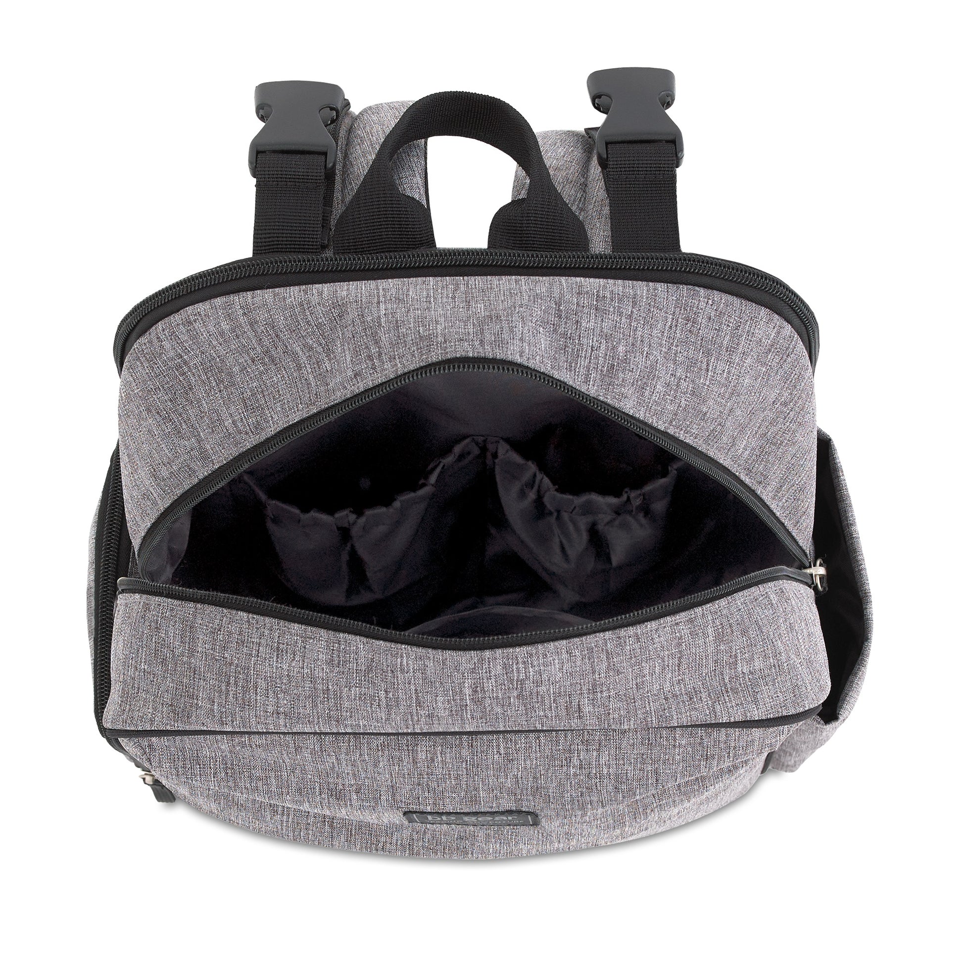 NoJo Baby Boom Gear Backpack Diaper Bag Gray