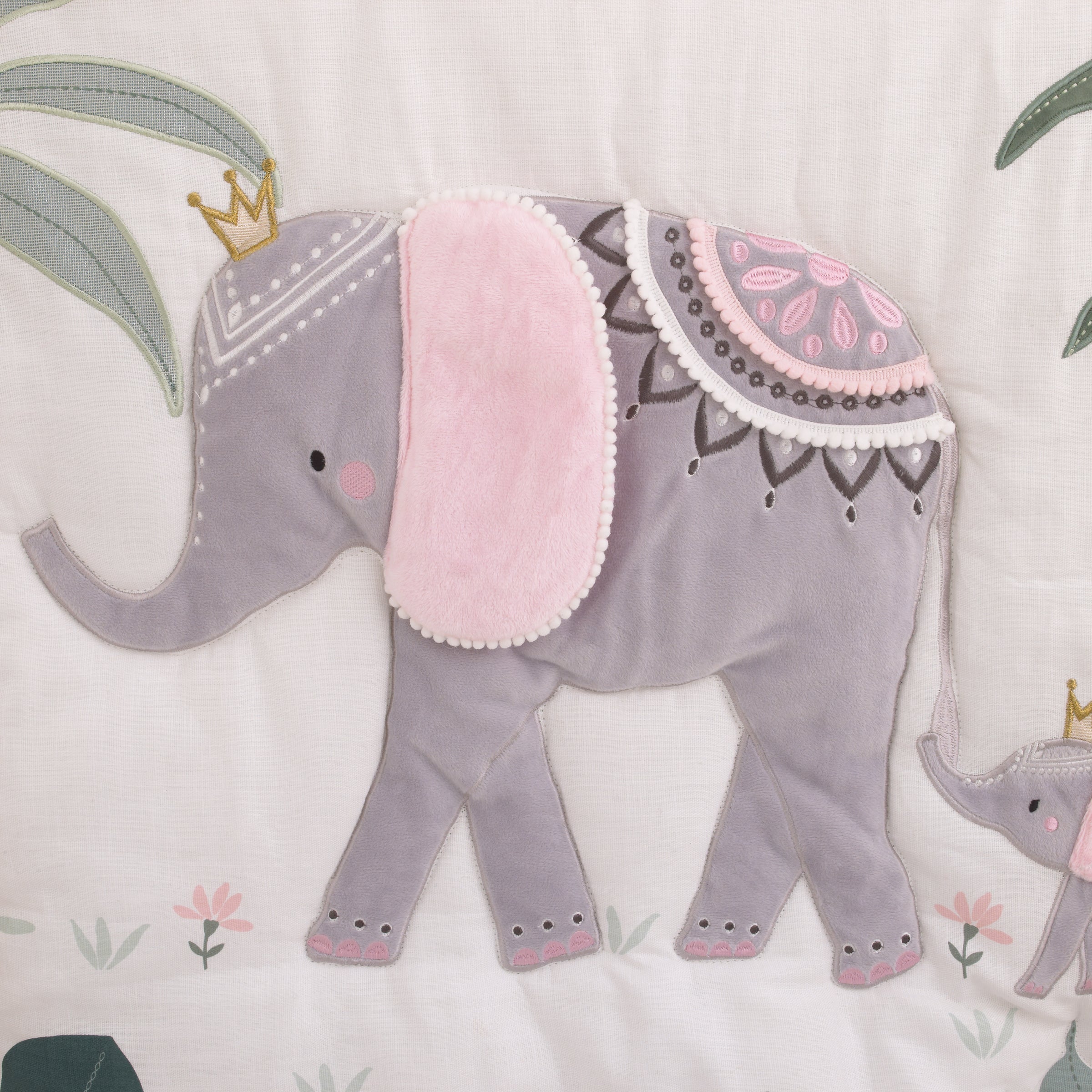 Pink elephant bassinet best sale