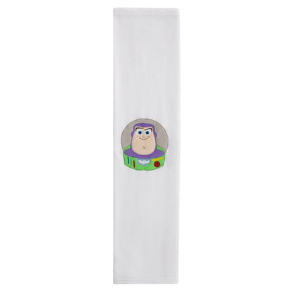 Disney Toy Story It's Play Time White, Green, and Purple, Buzz Lightyear Shaped Toddler Blanket