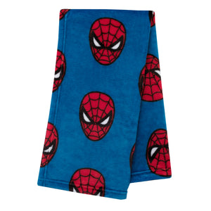 Marvel Spider-Man Royal Blue and Red Super Soft Baby Blanket