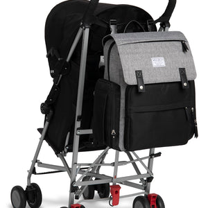 NoJo Eddie Bauer Cascades Backpack Diaper Bag Black