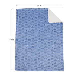 mini by Motherhood - Tiny Cruiser Sherpa Baby Blanket