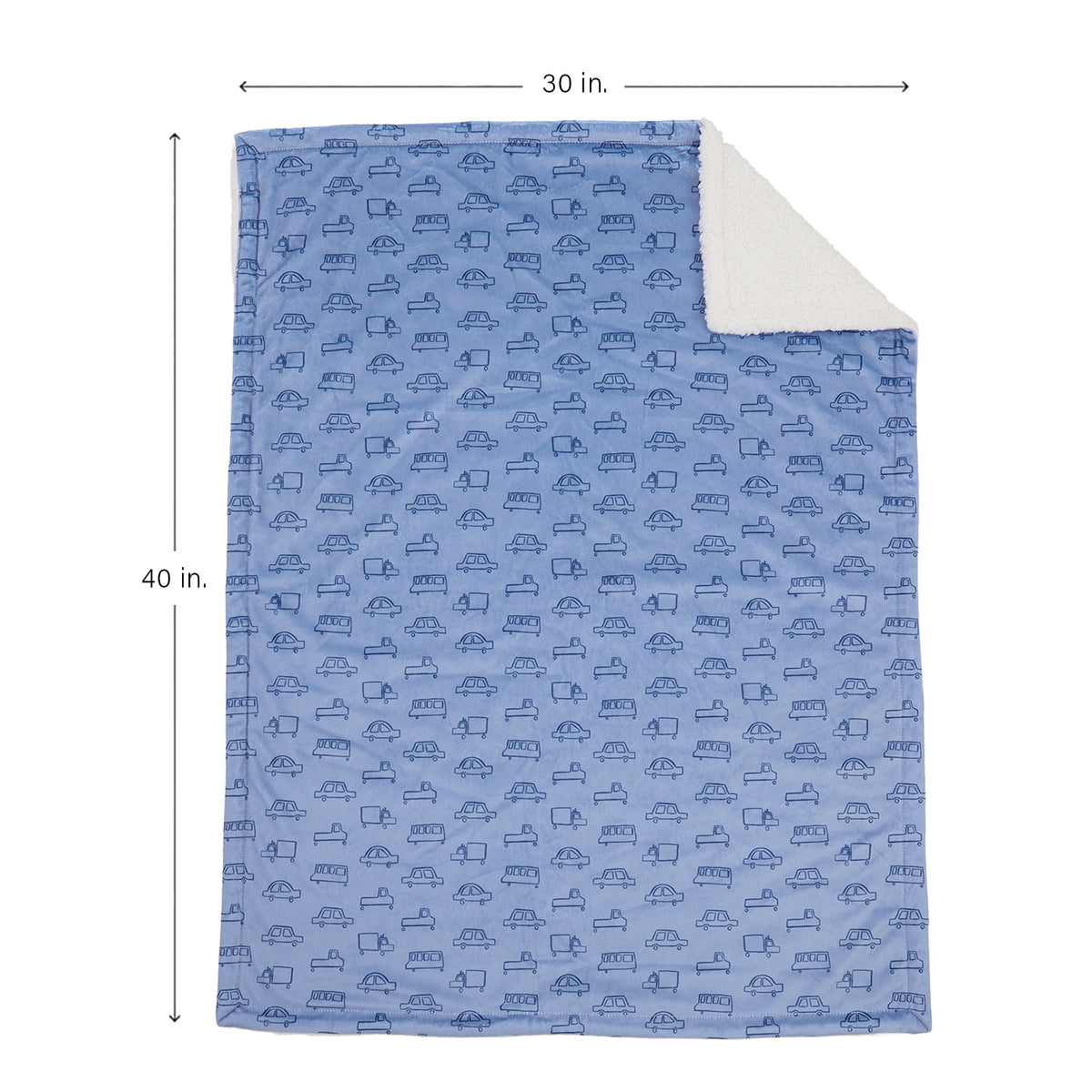 mini by Motherhood - Tiny Cruiser Sherpa Baby Blanket