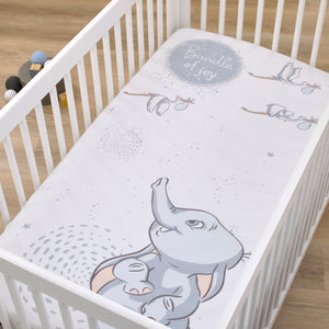 Disney Dumbo Sweet Little Baby Light Blue and White Storks 
