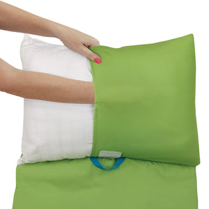 Come and Play Blue, Green, Red and Yellow, Elmo, Big Bird, Cookie Monster, Grover and Oscar the Grouch Deluxe Easy Fold Toddler Nap Mat