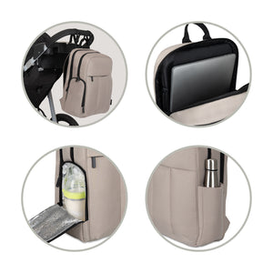 NoJo Baby Boom Puffy Quilted Backpack Diaper Bag