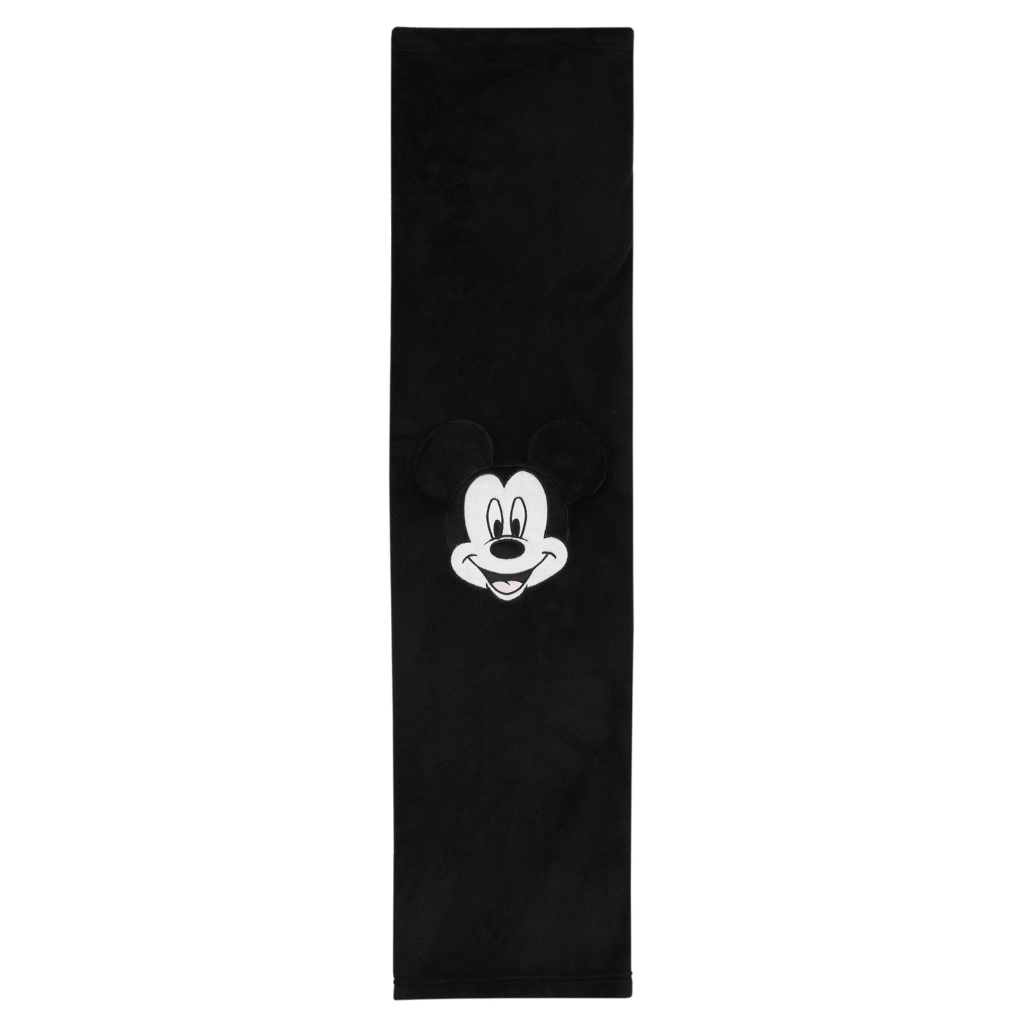 Disney Mickey Mouse Funhouse Crew Black and Red Super Soft Plush Character Toddler Blanket