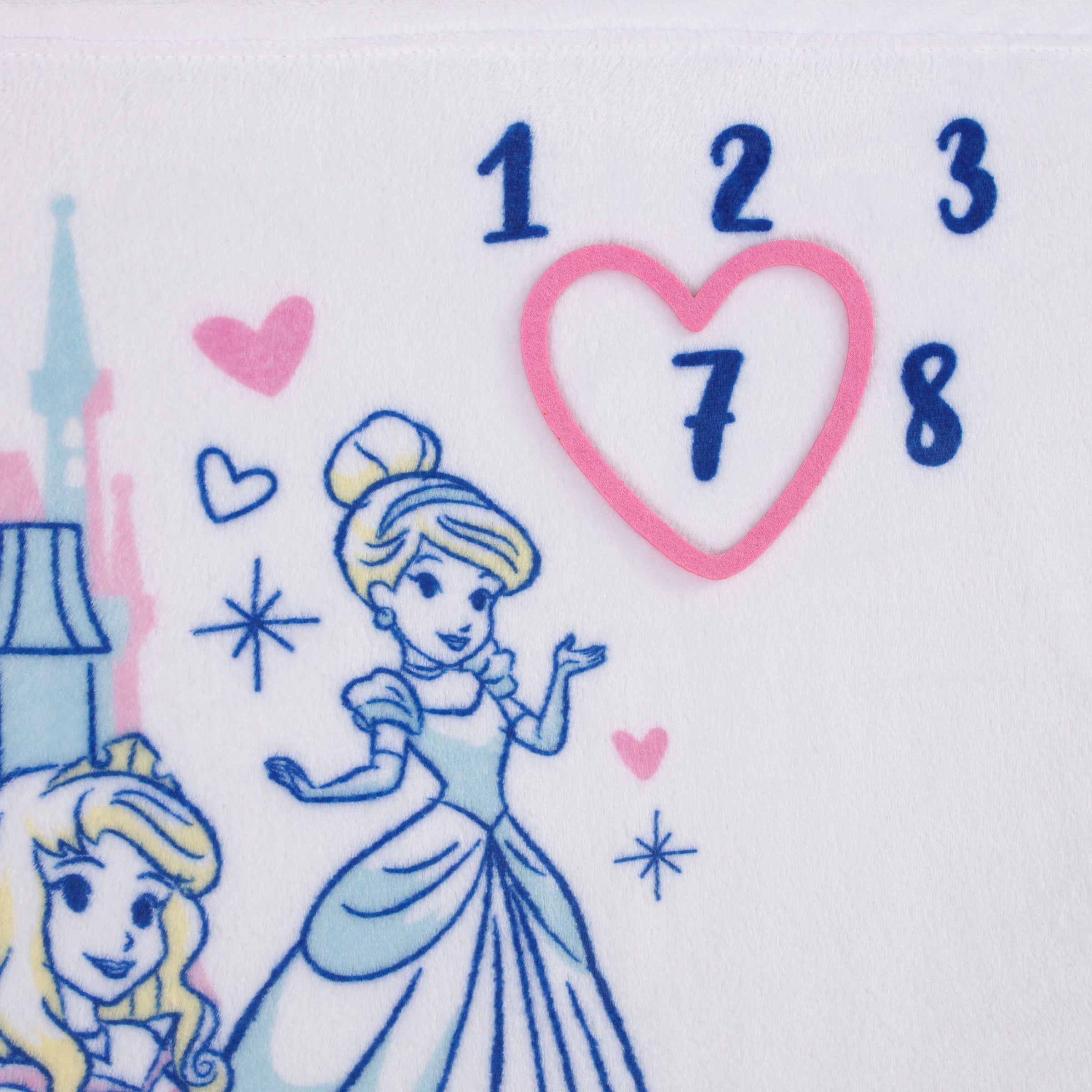 Disney princess milestone blanket sale