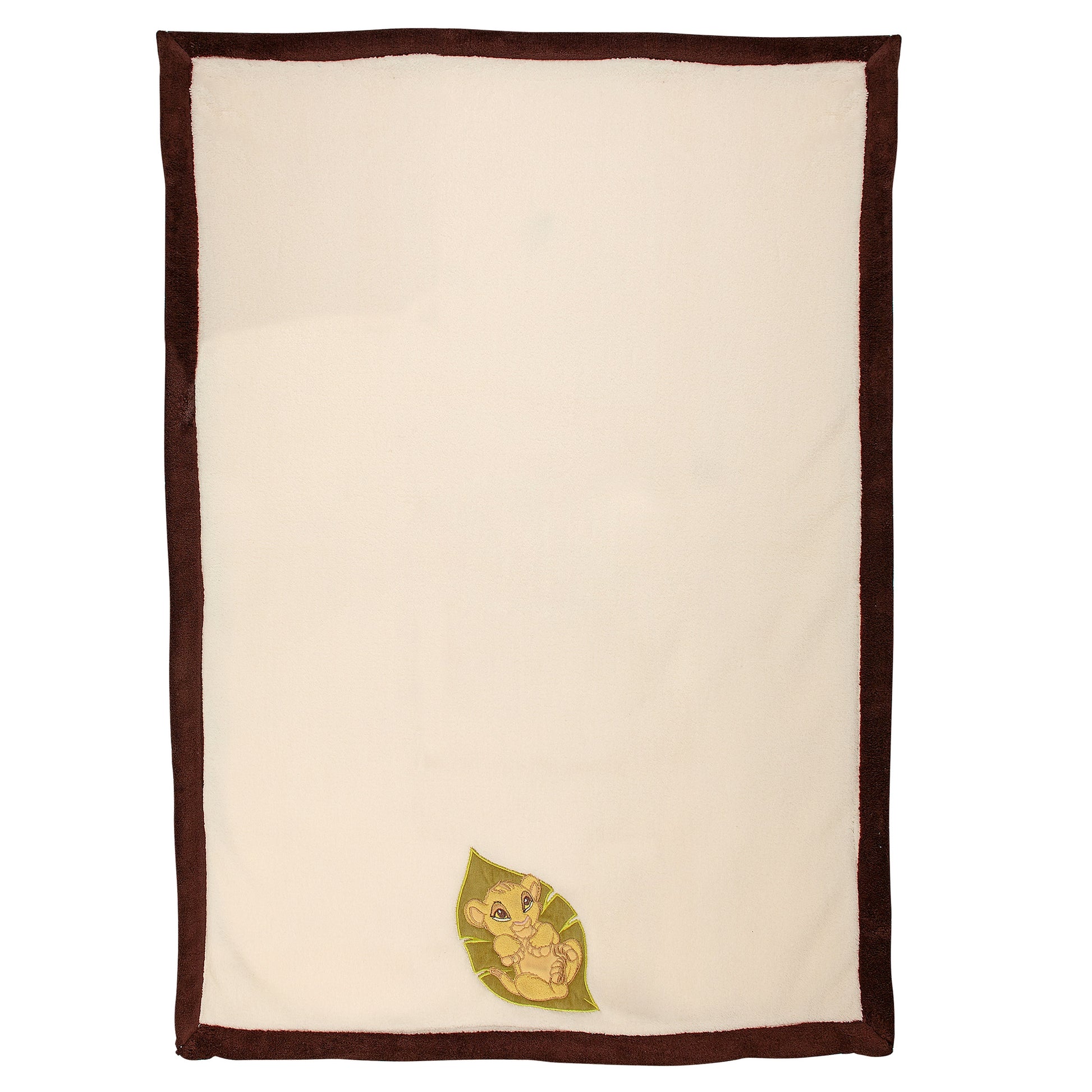 NoJo Disney Lion King Simba's Wild Adventure Super Soft Appliqued Baby Blanket
